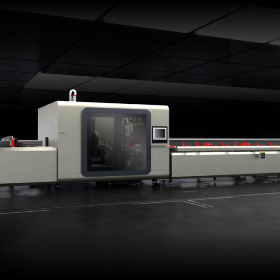 Alüminyum İşleme Makinası Alüminyum ve PVC makinesi En iyi Alüminyum makinesi İşleme merkezi 7 adet spindle motor 3 kW spindle motor 500 mm testere otomatik robot servo kontrol eksenler otomatik yağlama FANUC otomasyon