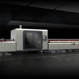 Alüminyum İşleme Makinası Alüminyum ve PVC makinesi En iyi Alüminyum makinesi İşleme merkezi 7 adet spindle motor 3 kW spindle motor 500 mm testere otomatik robot servo kontrol eksenler otomatik yağlama FANUC otomasyon